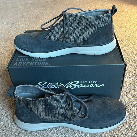 Eddie Bauer Atlas Cloudline Chukka, Size 7.5, EU38, “Raven” color, NIB - Picture 5 of 6